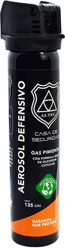 Gas Pimienta Altec Poderoso Policia Lacrimogeno Spray 136g