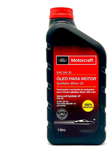 Aceite Motor Ford Motorcraft 5w30 Full Sintético Api Sp 1l