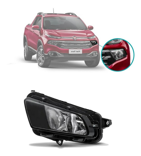 Farol Esquerdo Fiat Toro 2016 2017 2018 