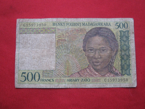 Madagascar 500 Francos 1994