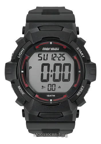 Relógio Mormaii Masculino Wave Preto - Mo0330c/8r