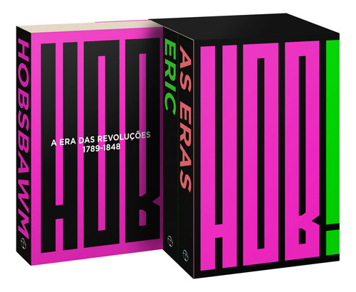 Box As eras, de Eric J. Hobsbawm. Editora PAZ E TERRA - GRAAL - GRUPO RECORD, capa mole, edição 1 em português, 2023