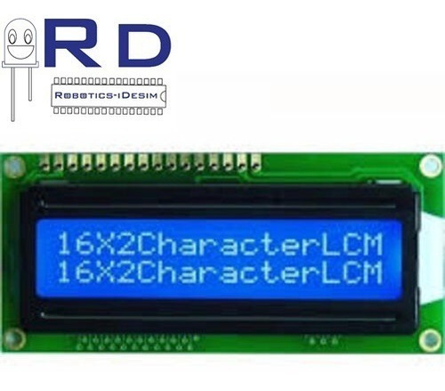 Imagen 1 de 3 de Display Color Azul 16x2- Arduino
