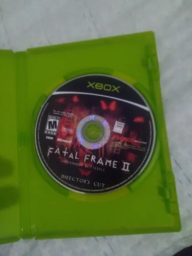 Fatal Frame 2 Xbox Clássico Original Crimson Butterfly Fatal Frame 2 Xbox Clássico Original Crimson Butterfly
