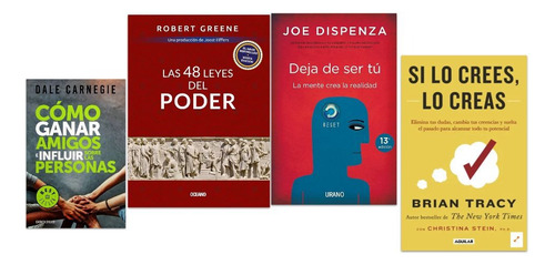 Deja De Ser Tu + 48 Leyes Del Poder + Si Lo Crees + Amigos