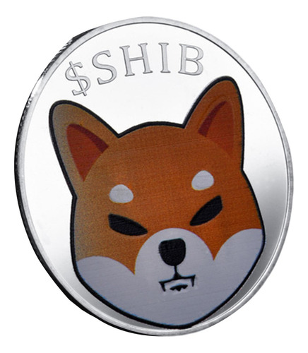 Monedas Dogecoin De 40 Mm, Monedas Doge Chapadas En Plata