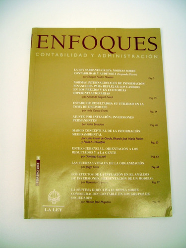 Revista Enfoques Contabilidad Y Administracion Feb2003 Boedo
