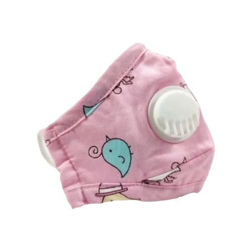 Mascarilla Tapa Boca Valvula Para Niñas(os) Pack De 2 Und