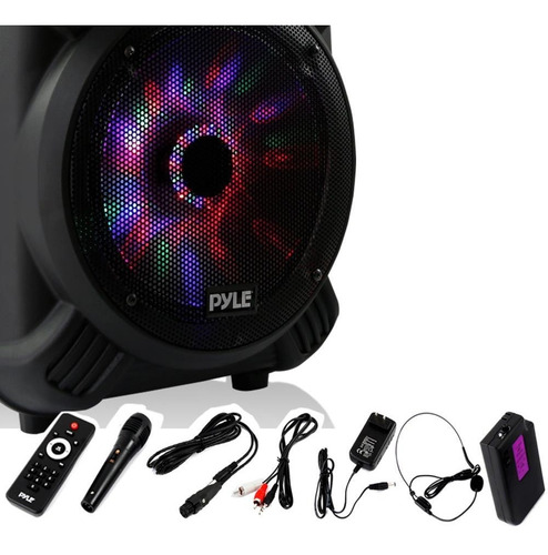 Pyle Bafle Portatil Pphp126wmu Fm Usb Mic Bluetooth