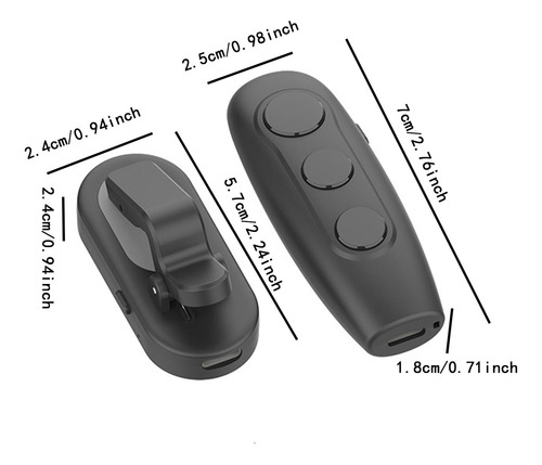 Turner Remote Control Turner Clique Em Silencioso Portátil