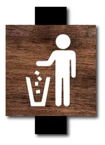 Comprar Señal Letrero Basura Señalamiento Basura