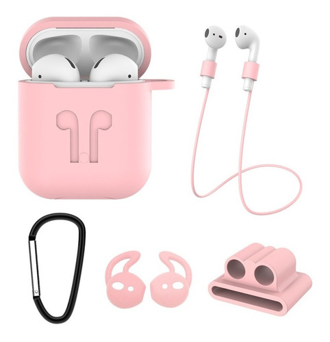 Protector Funda Case + Arnes + Correa Para Apple AirPods 1 , 2 Generacion