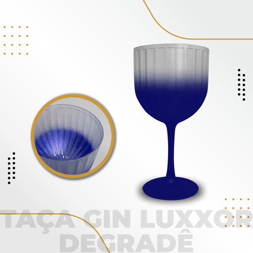 12 Taças Degradê Gin Promoção Frente/verso Personalizadas
