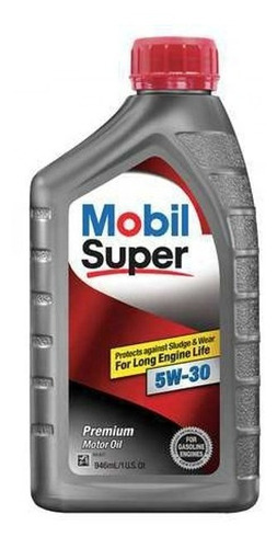 Aceite Sintetico Mobil Super 5w30 .946 Ml