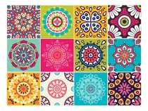 Comprar Azulejos Pack X 12 Decorativos 15x15 Autoadhesivos Color COLORIDOS 2