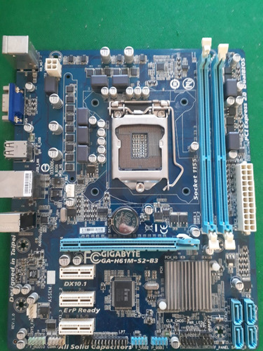 Placa Mãe Lga 1155 Ddr3 Gigabyte Ga-h61m-s2-b3