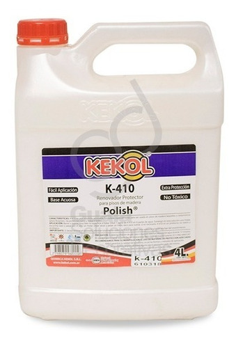 Imagen 4 de 4 de Renovador Protector Kekol Prymer Piso Flotante K410 4l Me