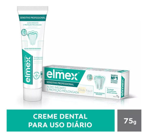 Pasta De Dentes Elmex Sensitive Professional Em Creme 75 G