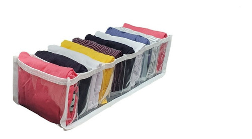 Organizador De Calcinhas P/ Gavetas Transp - Kit 4 Unidades