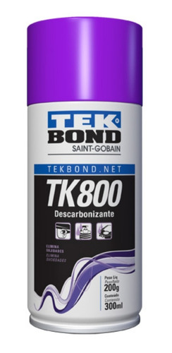 Descarbonizante Tk800 Spray 300ml / 200g - Tekbond