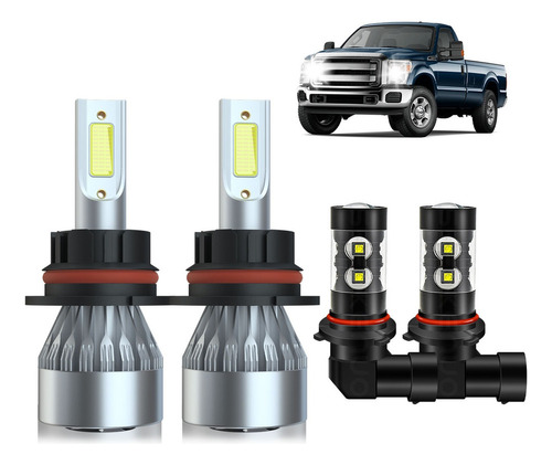 For Jeep Liberty 2002 2003 2004 9007 9145 Kit De Focos Led