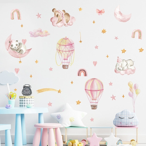 Dulces Sueños Baby  Girl Vinilo Sticker Pared