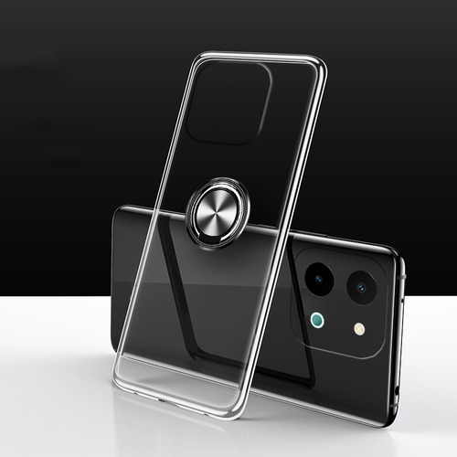 A Funda Para Vivo Y28 Transparente Anillo+mica