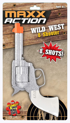 Wild West Toy Cap Pistola Western 8 Shooter Rol Play To...