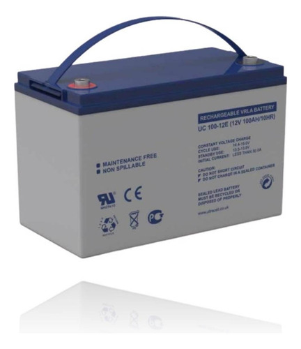 Bateria 12v 100ah Vrla Gel Ciclo Profundo Usb Xlt Huangcom BAT-12V-100