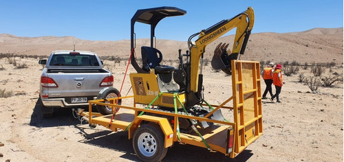 Carro De Arrastre Para Mini Excavadoras 