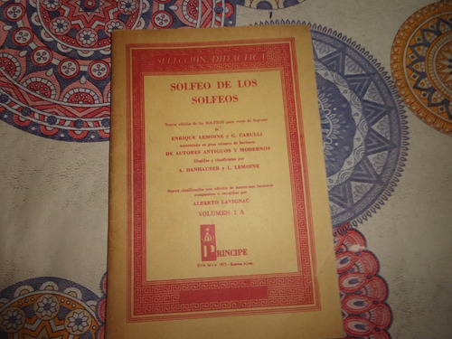 Solfeo De Los Solfeos Para Voces De Soprano Vol 1 A