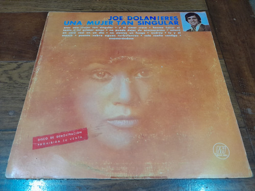 Lp Vinilo - Joe Dolan - Eres Una Mujer Tan Singular -  1970