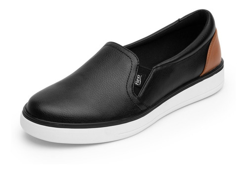 Imagen 2 de 8 de Zapatos Sneaker Mujer Sport Casual Negro Flexi 107701 Gnv®