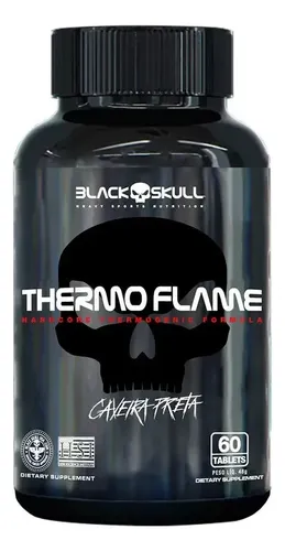 THERMO FLAME Caveira 360mg 60 Tabletes BLACKSKULL