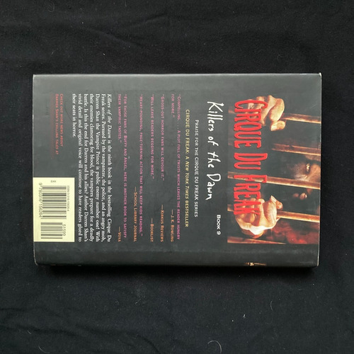 Nn7 Libro: Cirque Du Freak, Killer Of The Dawn - Darren Shan