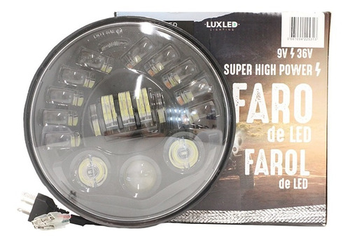 Faro Led 7 PuLG Harley Willy F100 Jeep Wrangler 4 Fun