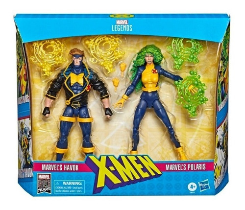 X Men Figura De Marvel Havok Y Marvel Polaris Mt3 E8613 Ttm