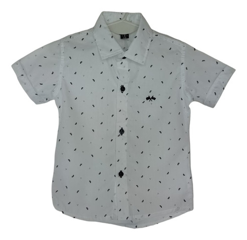 Camisa Manga Corta Niños Chicos Estampadas 