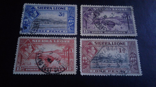 Sierra Leona (colonia Inglesa) Eduardo Vi 1938-41 (gas190)