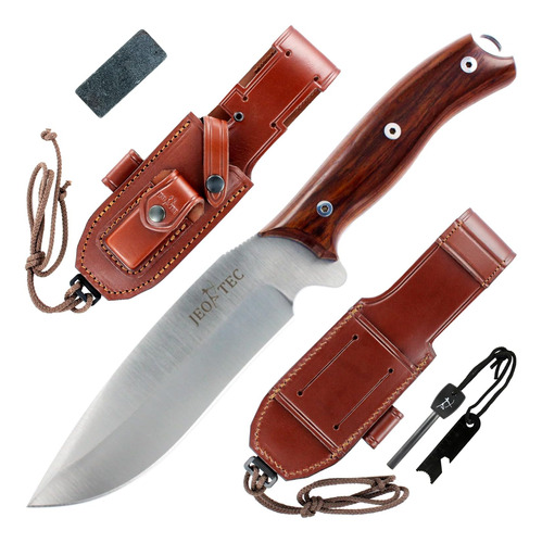 Nº9 Bushcraft Survival Hunting Camping Cuchillo De Hoja Fija