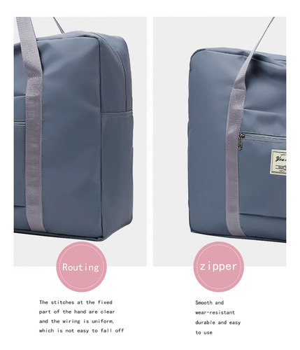 Bolsa De Viaje Plegable C, Ligera Y De Viaje