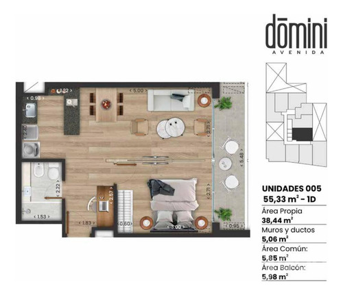 Apartamento 1 Dormitorio En La Blanqueada