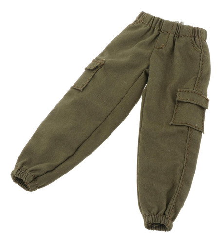 Pantalones De Figura Masculina A Escala 1/12 Verde