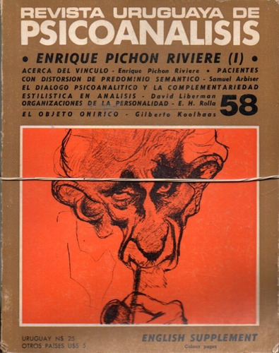 Revista Uruguaya De Psicoanalisis 2 Tomos Pichon Riviere
