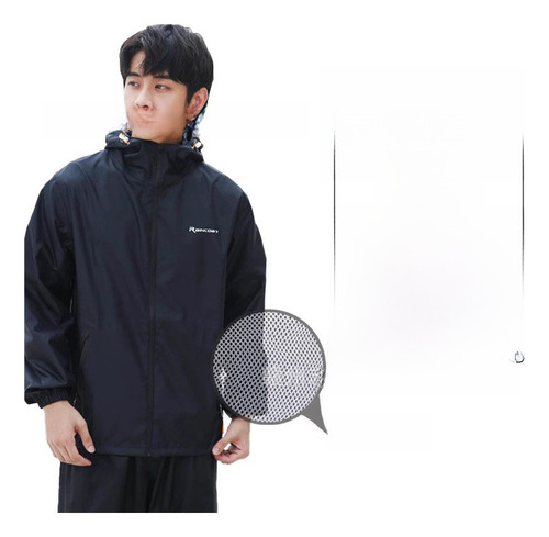 Conjunto De Ropa Impermeable Ligera Larus Para Hombre Y Muje
