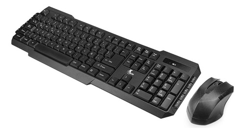 Combo Inalámbrico Teclado Multimedia + Mouse, Xtech Xtk-309s Color del mouse Negro Color del teclado Negro