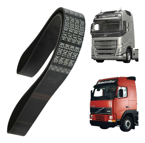 Correia Do Motor Volvo Fh Fm Fmx Nh Vm 10pk1342