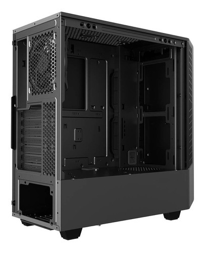 Armário Argb Atx de vidro temperado Munfrost Panda Rgb, cor preta