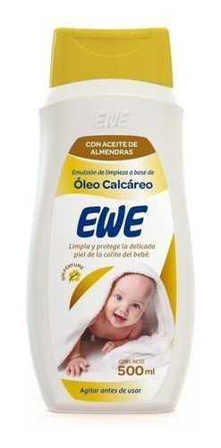 Ewe Emulsion  Limpieza Oleo Calcareo Aceite Almendras 500ml