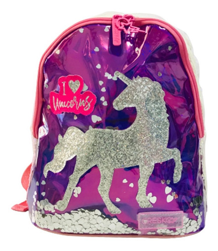 Mochila De Espalda-unicornio-12 Pulgadas-cresko Ck129 E.full